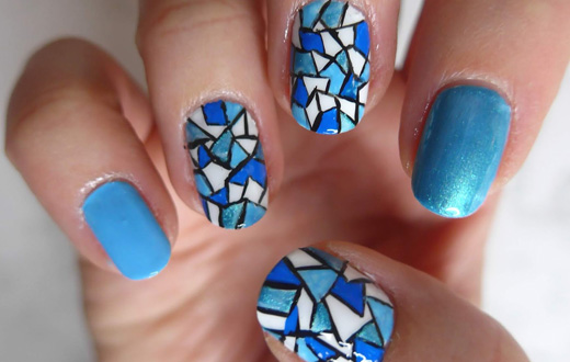 Glass Nails: 10 diseos para lucir uas de cristal