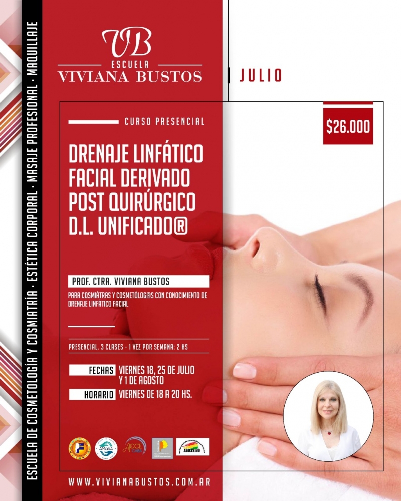 Curso > Drenaje linftico facial derivado post quirrgico